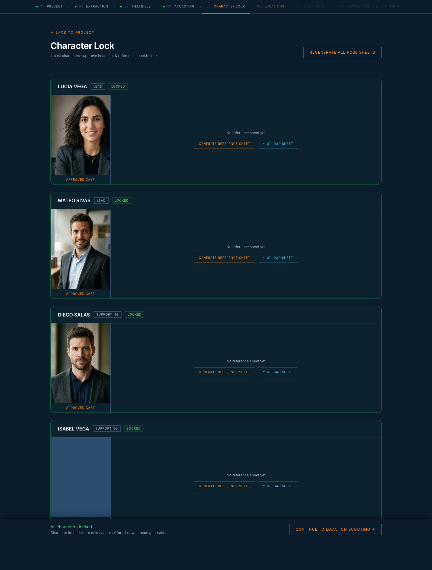 Character Lock complete screenshot